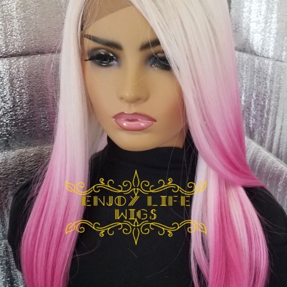 COPY - wowfactor blonde pink lacefront sexy wig
